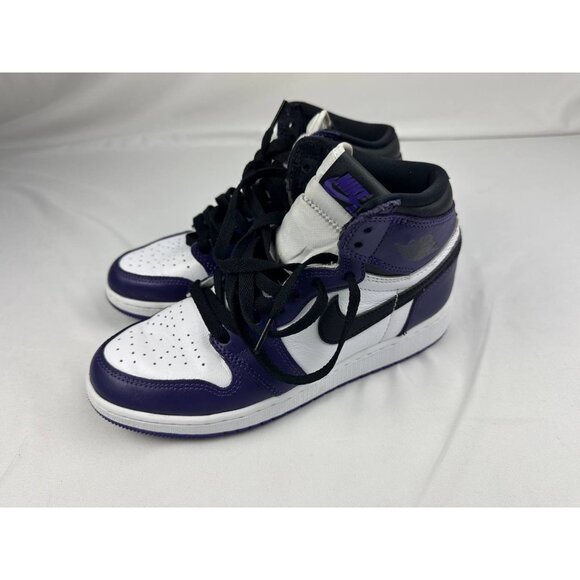 Air Jordan Other - Nike Air Jordan 1 High OG GS 'Court Purple 2.0' 575441-500 Youth Size 5.5Y (7W)